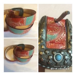 Garuglieri multi color belt
